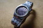 Vintage Omega Newport Seamaster 196.0116 37mm Quartz Cal.1342 Silver Men RARE