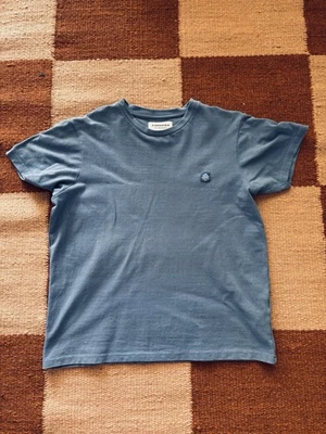 Springfield T-shirt homme bleu uni coton tricot col rond manches courtes S - Photo 1/4