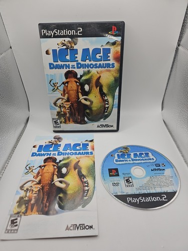 Ice Age: Dawn of the Dinosaurs (Sony PlayStation 2, 2009) Cib probado funcionando - Imagen 1 de 3