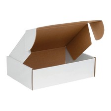 AVIDITI Medium Shipping Boxes 12"L x 12"W x 3"H, 50-Pack | Oyster White 