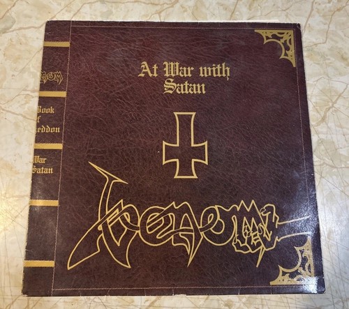 Venom. At War With Satan. VG+ Vinyl LP. 1984 UK Original. VG Cover.  - Picture 1 of 4