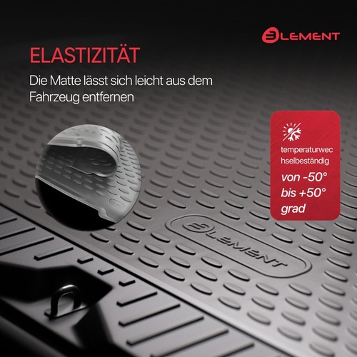 ELEMENT Kofferraummatte für VOLVO S60, 2001-2010, Limousine, 1 tlg. - Picture 8 of 9