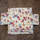 L.L. Bean SOFT 100% Cotton Floral QUEEN Duvet Cover and 2 Standard Pillowcases