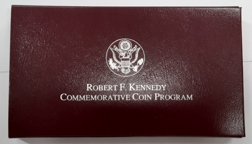 1998-S US Mint Robert F. Kennedy Commemorative Proof Silver Dollar in OGP & COA - Picture 4 of 4