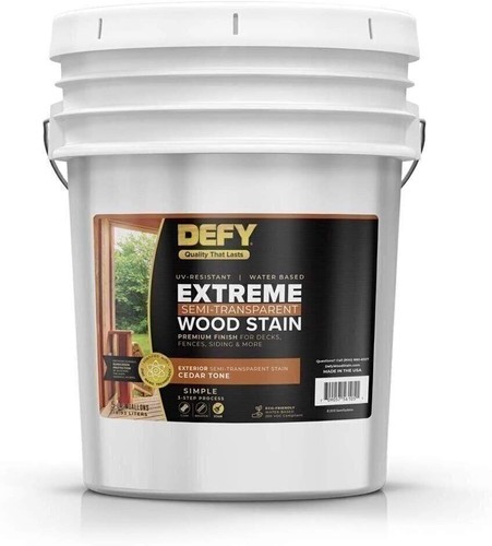 DEFY Extreme 1 Gallon Semi-Transparent Exterior Wood Stain - Picture 4 of 21