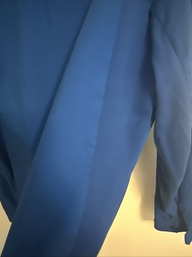 Rag@Bone New York Hemdjacke Herren Gr. Large blau Nylon mit Seiten-/Armeinsatz - Bild 10 von 12