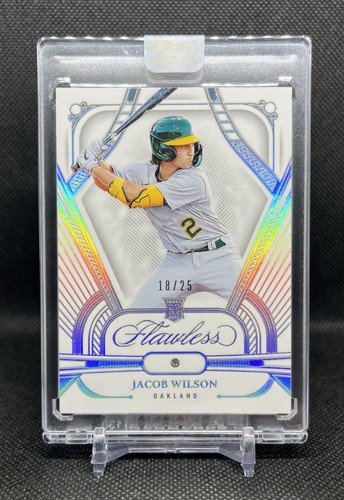 2024 Panini impecable Jacob Wilson novato diamante incrustado/25 atletismo - Imagen 1 de 2