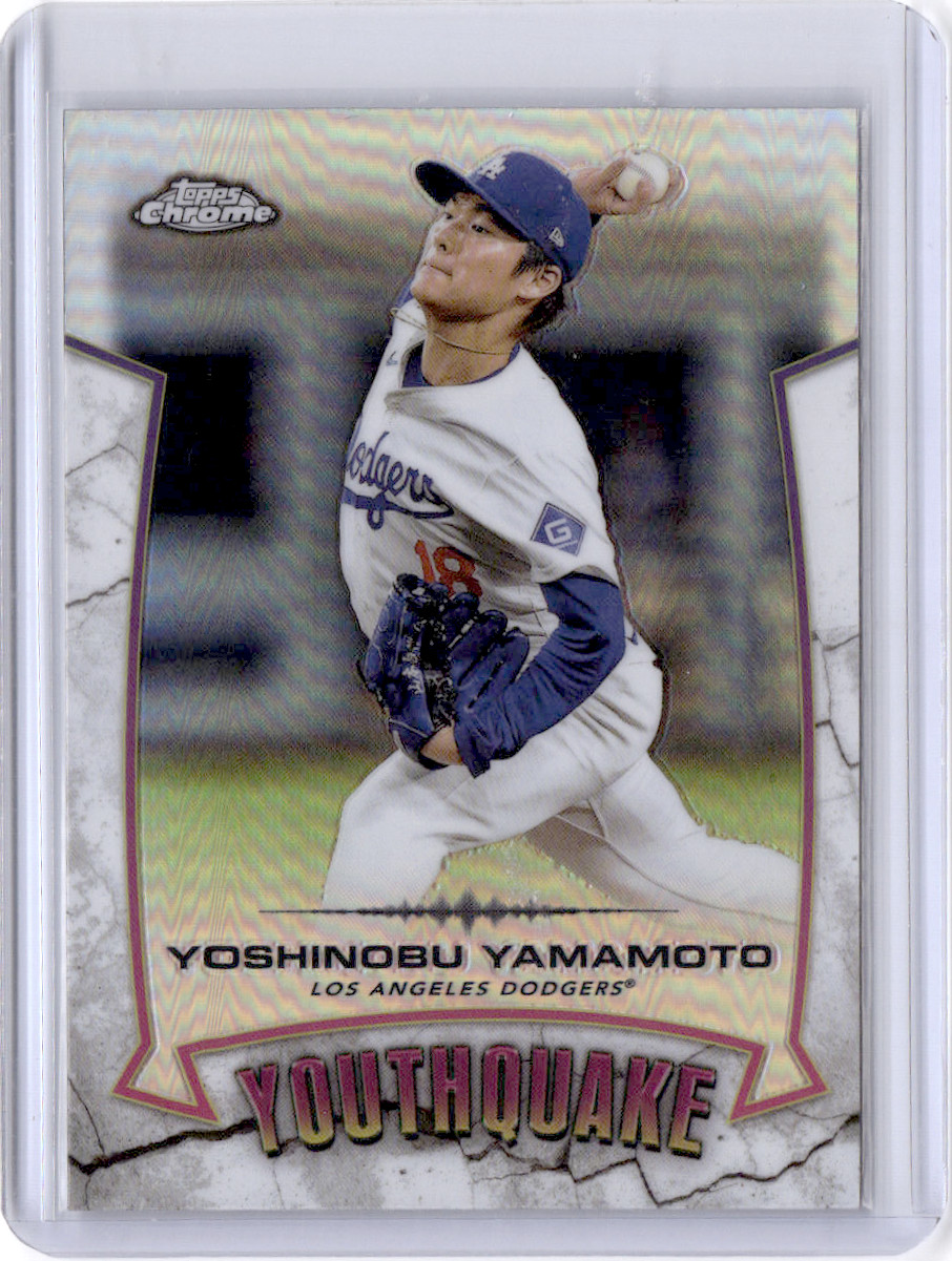 2025 Topps Chrome - Youthquake Yoshinobu Yamamoto #YQ-46