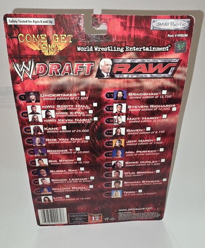 2002 Jakks Pacific WWE Raw Draft #3 Kane Loose Action Figure Limited Edition - Picture 3 of 5