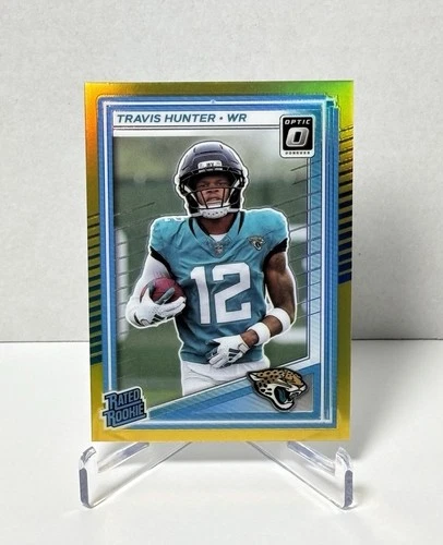 2025 Donruss Optic Gold Rookie /10 - Travis Hunter (RC)
