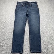 Levi's Jeans Men's 32x30 Blue 559 Dark Wash Denim Relaxed Straight Cotton Blend