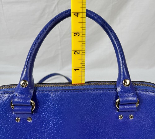 ๐๐๐NWOT KATE SPADE ROYAL BLUE 2WAY XBODY PURSE Rachelle Wellesley Satchel - Picture 18 of 20