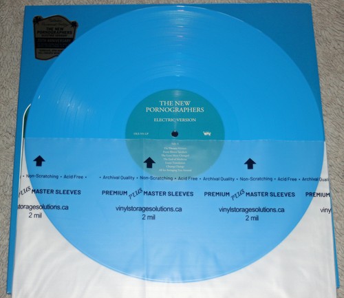 New Pornographers Electric Version LP Blue Vinyl xxx/2000 OOP Matador Records - Picture 5 of 5