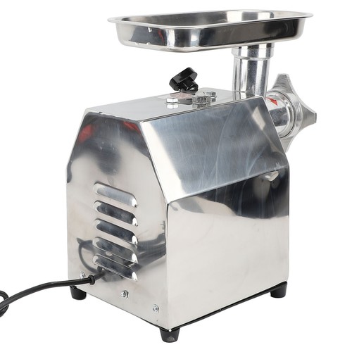 US (Silver)Electric Meat Grinder Commercial Meat Mincer Aluminum Alloy - Picture 15 of 24
