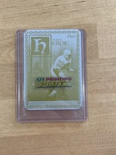Larry Little 2025 Leaf Eclectic Football Signature Series 1/1 Printing Plate