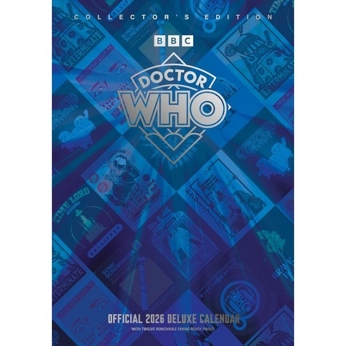 2026 Calendar Diary Doctor Who The 15th Doctor BBC Dr Who Official Product - Imagen 16 de 35