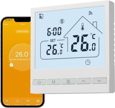 Thermostat Fussbodenheizung WLAN Tuya Smart Life APP 3A TOL47W