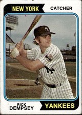 1974 Topps Rick Dempsey New York Yankees #569