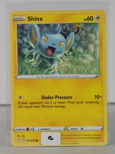 Shinx - Shining Fates - 031/072 - singles - Pokemon TCG - Common - Picture 12 of 61