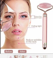 Mary Kay Rose Quartz Facial Roller- Limited Edition New In Organza Bag Fast Ship