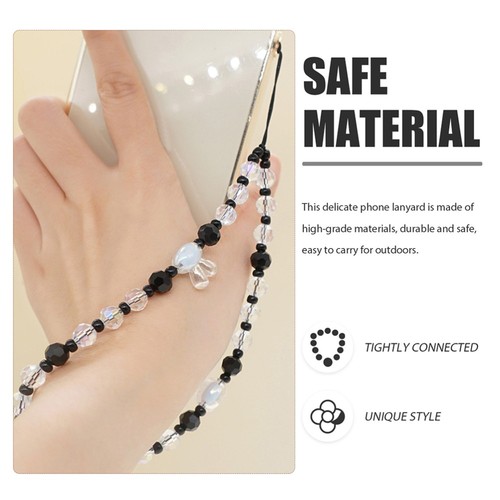 Mobile Phone Chain Charms Wrist Strap Lanyard for Holder Beaded Cell - 第 9/12 張圖片