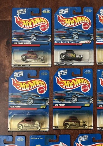 Hot Wheels '32 '33 '34 3-Window Ford Coupe Hot Rod Lot 👀 - Konvolut 13 Autos - Bild 2 von 5