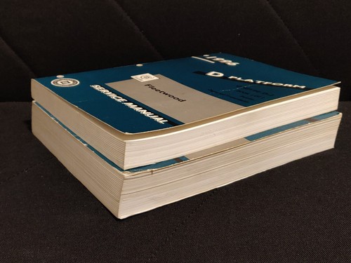 1996 CADILLAC FLEETWOOD D Platform Original Factory Service Manual Shop Set of 2 - Picture 4 of 7