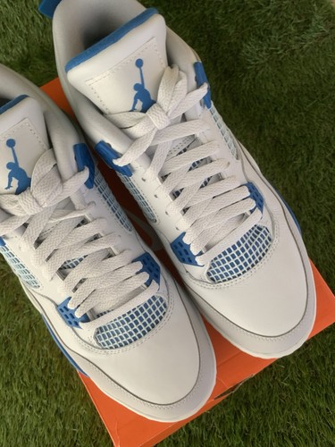 Size 10.5 - Air Jordan 4 Golf Military Blue - Picture 8 of 12