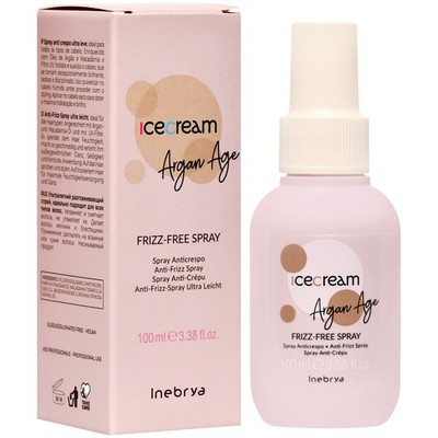 Inebrya Ice Cream Argan Age Spray Frizz-Free 100ml für alle Haartypen