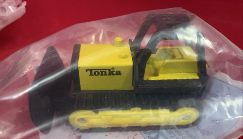 Lotto di 2 #6 gru verdi McDonald's Tonka Happy Meal 1994 e #8 bulldozer giallo - Foto 4 di 4
