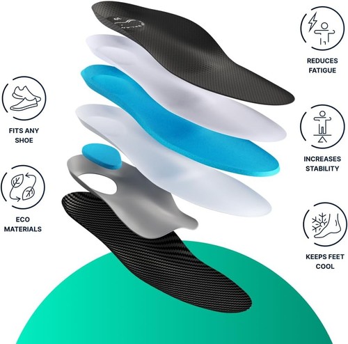Step Balance Comfort Every Day Insoles – Orthopedic Cushioned Insoles, UK SIZE 9 - Picture 8 of 12