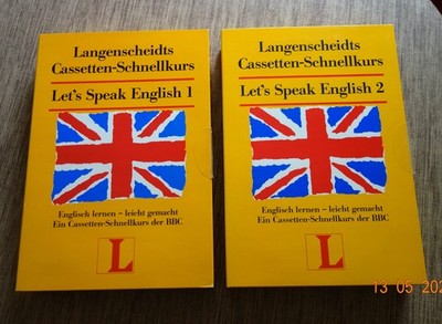 ''Let's Speak English 1+2'' Langenscheidts Cassetten-Schnellkurs