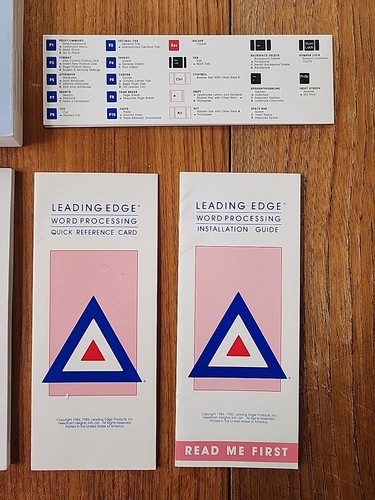 Vintage 1980s Leading Edge Model D Computers Reference Manuals MS-DOS BASIC - Afbeelding 6 van 6