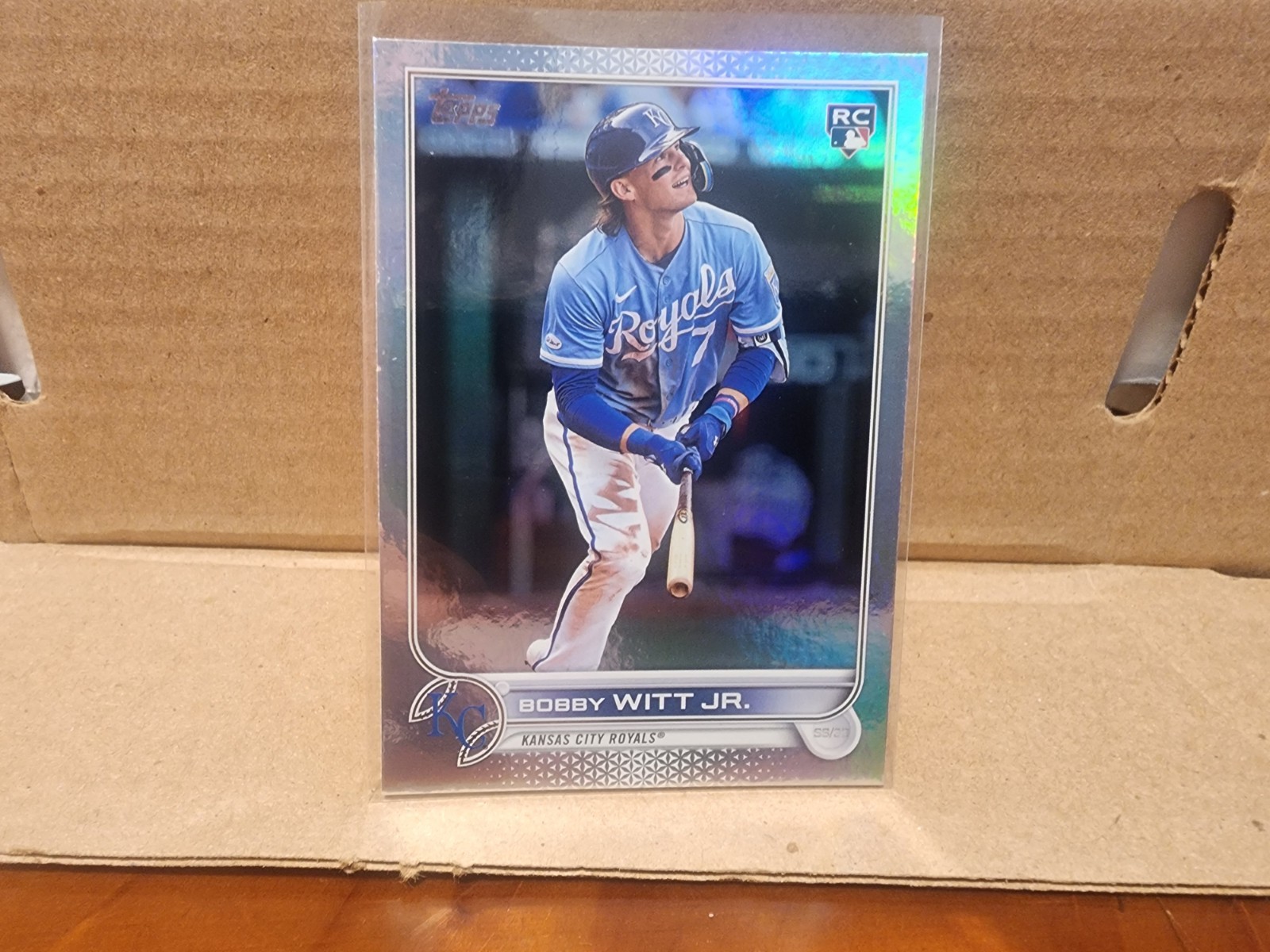 2022 Topps Update Series - Bobby Witt Jr. #US100 Rainbow Foil (RC)