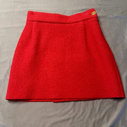 Minifalda roja de colección Vivienne Westwood Red Label para mujer talla 42 100 % lana - Imagen 1 de 11