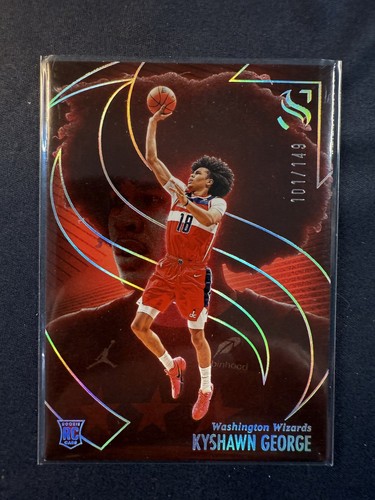 2024 Silhouette #82 Kyshawn George RC #101/149 Washington Wizards