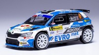 Skoda Fabia Rally2 E #6 Barum Rally 2021 Kopecky/Hlousek 1:43 Modell Ixo Model