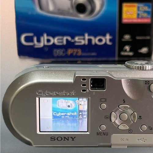 Sony Cybershot DSC-P73 4,1 megapixel fotocamera digitale compatta vintage con memory stick - Foto 7 di 22
