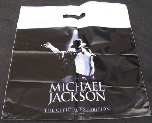 Michael Jackson Sac O2 Official Exhibition Plastic Bag PROMO 2009 - Picture 1 of 2