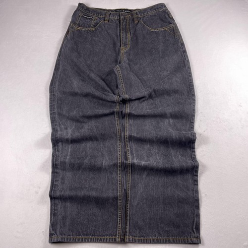 Rocawear Baggy Jeans Herren 34 Dark Wash Denim Wide Leg Y2K Streetwear Hip Hop