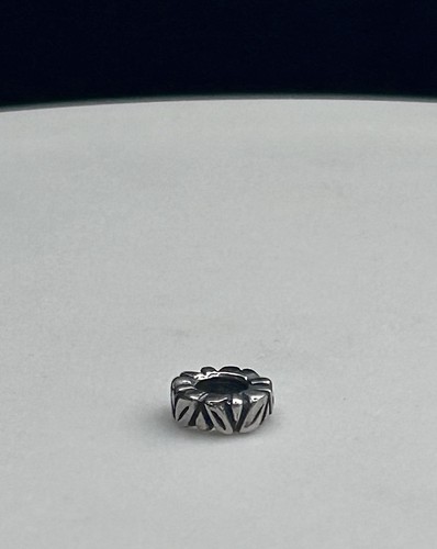 Retired PANDORA Leaf Spacer Charm Sterling Silver