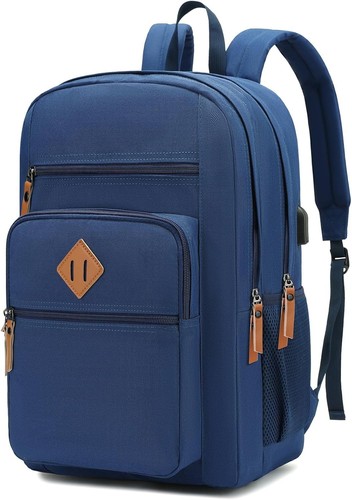 Laptop Backpack for Work, College, Travel, Daily Backpacks Men Blue