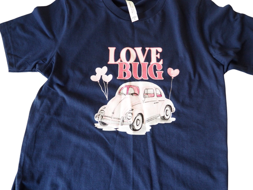 Bella Canvas Kinder T-Shirt mit Love Bug Grafik Gr. XL (18-20) NEU - Bild 3 von 8