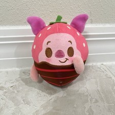 Disney Parks Munchlings Piglet Strawberry Dip Chocolate Fruity Scented Plush