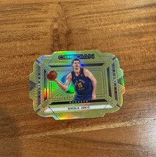 Nikola Jokic 2020-21 Panini Obsidian Eclipse Yellow Etch Flood SSP Die Cut NRMT+