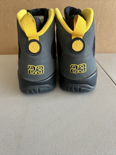Air Jordan 9 Retro Dark Charcoal University Gold Style # CT8019-070 Size 13 - Picture 6 of 10