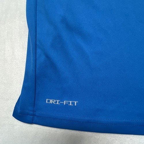 Nike Boys M 10 / 12 Dry-Fit Rash Guard Swim Shirt Sun Protection UPF40+ Blue - Picture 9 of 12