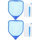 2pcs Wasserteich Reinigungsnetz Swimmingpool Skimmer Brunnenreinigungsversorgung