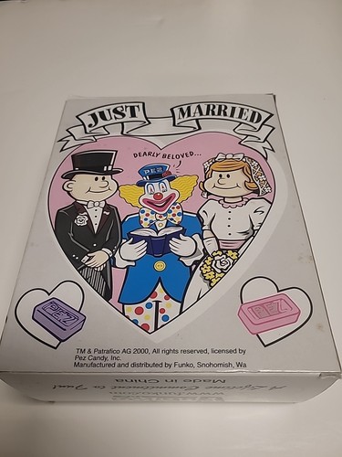 PEZ Wacky Wobbler Bride & Groom Limited Edition Set of 5000 New in Box - Picture 6 of 10