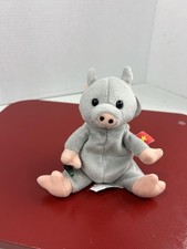 Vintage 1999 Coca-Cola Blubby Vietnam Pot Belly Pig Bean Bag Plush Toy